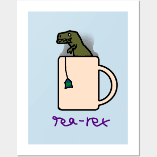 Tea- rex Posters and Art